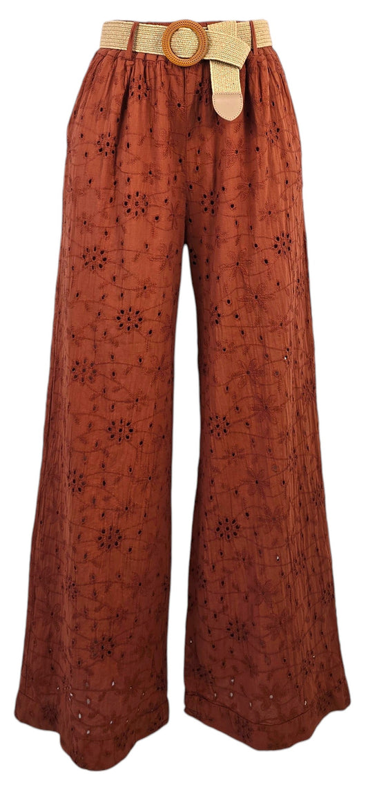 Pantalone arancione "Sangallo"