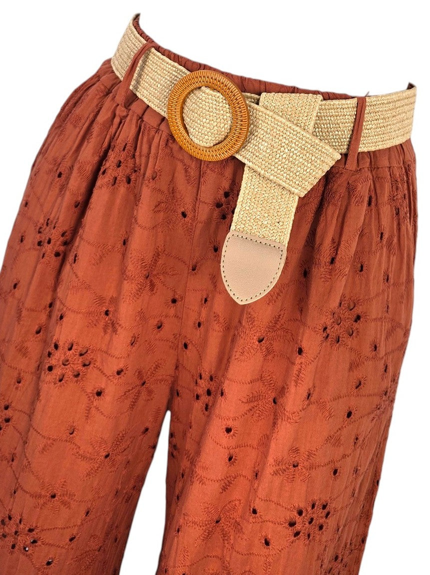 Pantalone arancione "Sangallo"