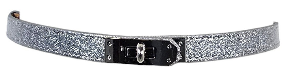Cintura in Pelle "Argento"