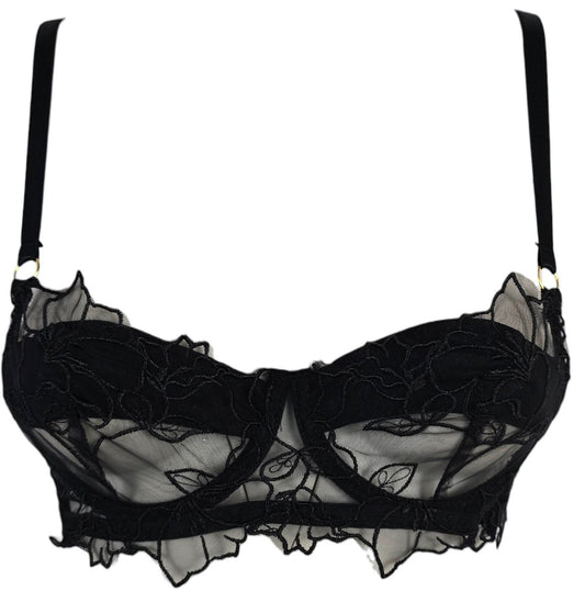Bralette in pizzo e tulle