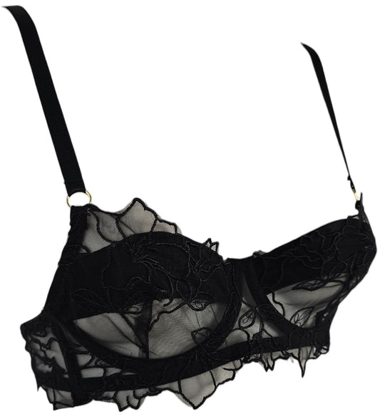 Bralette in pizzo e tulle