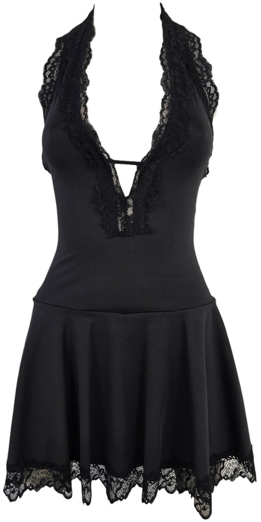 Abito Nero con pizzo