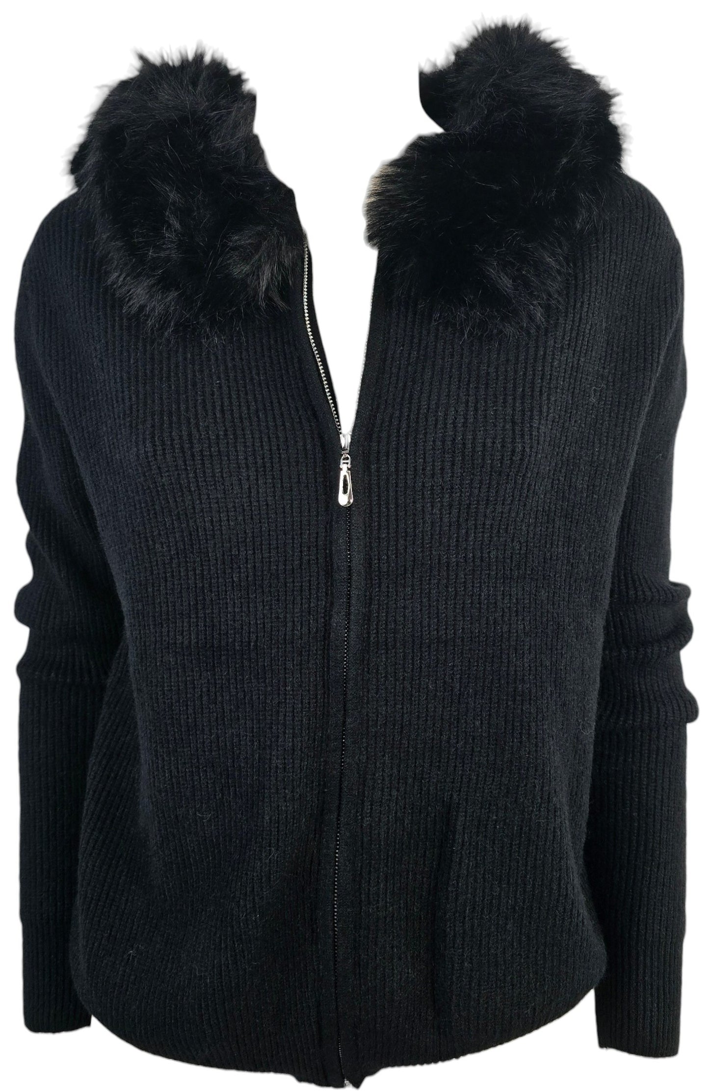 Cardigan con zip