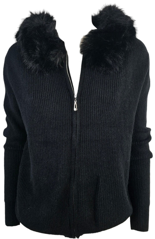 Cardigan con zip