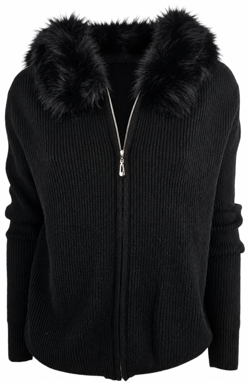 Cardigan con zip