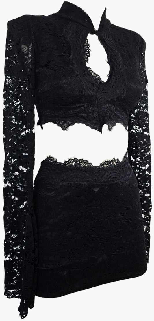 Completo Crop in Pizzo