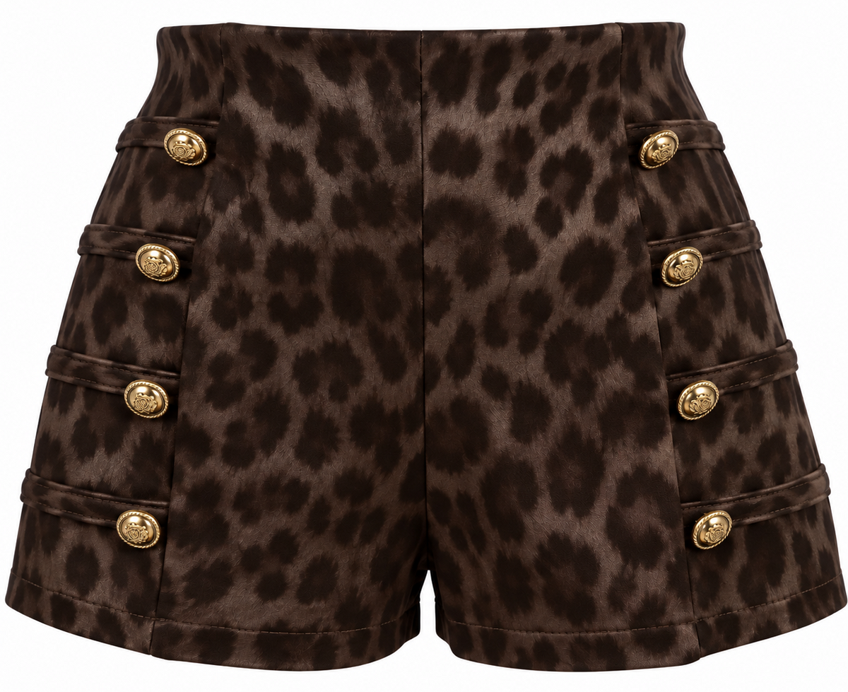 Pantaloncino effetto pelle