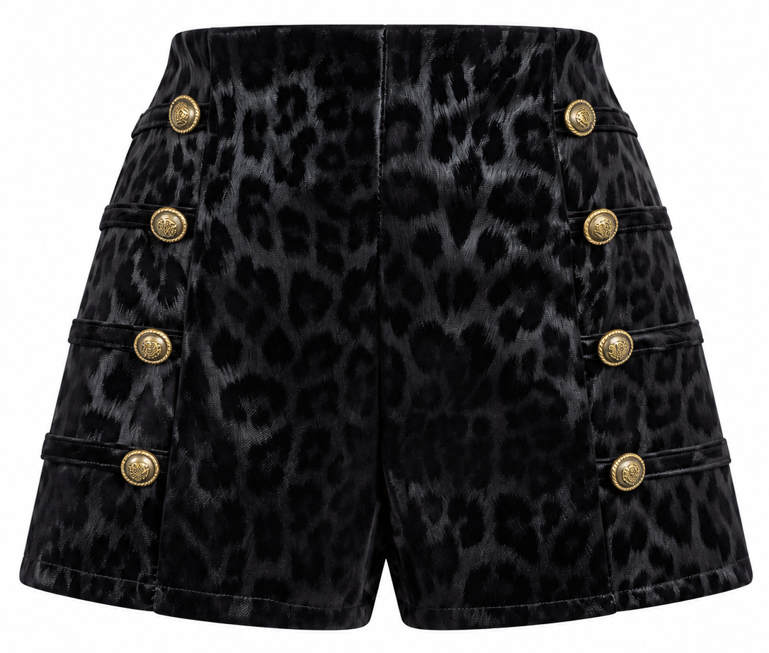 Pantaloncino effetto pelle