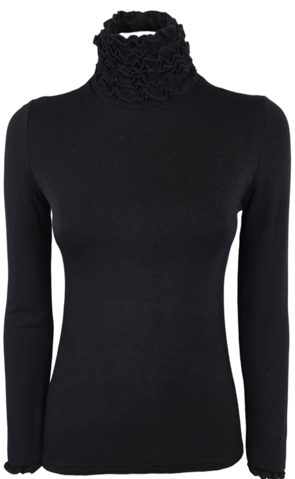 Maglia a collo alto felpata