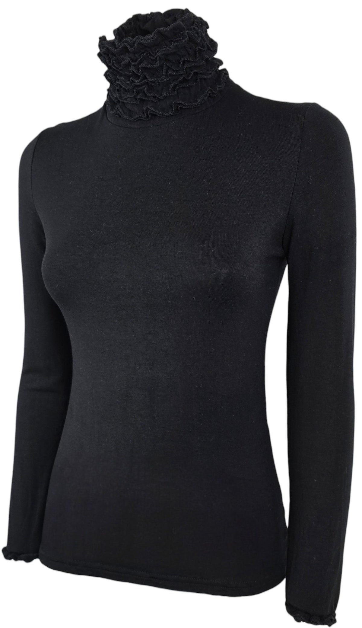 Maglia a collo alto felpata