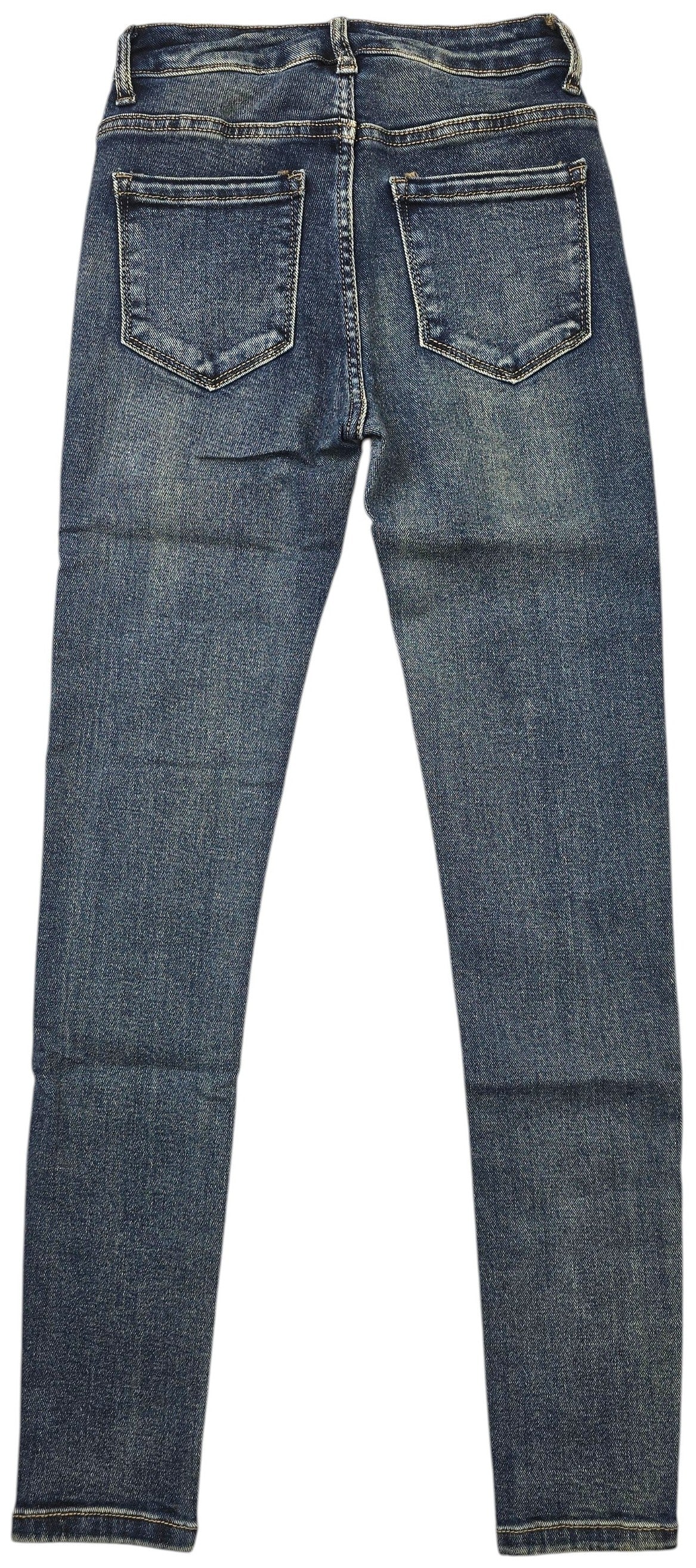 Jeans skinny con sfumature