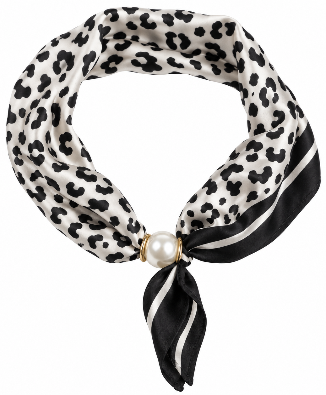 Foulard in raso a calamita