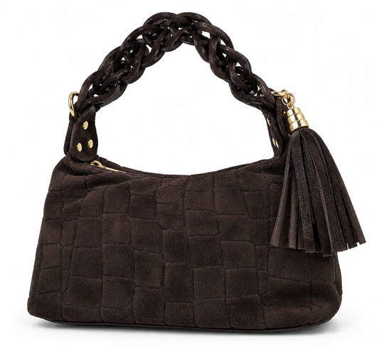 Borsa a spalla testa di moro