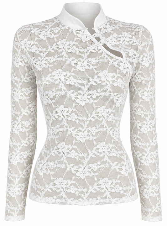 Maglia coreana in pizzo