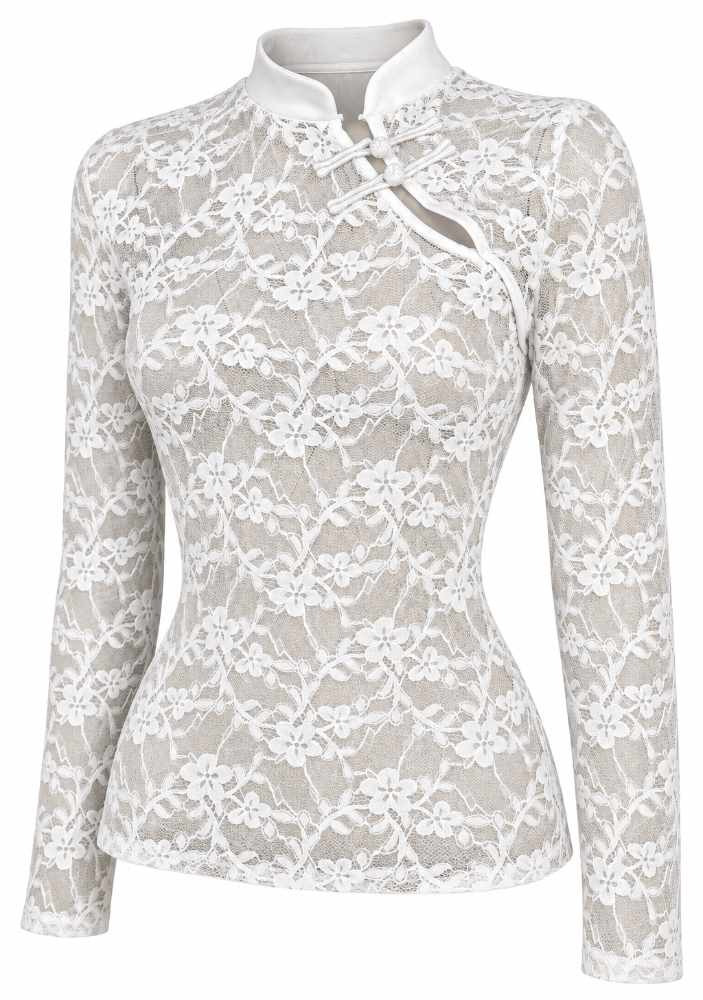Maglia coreana in pizzo