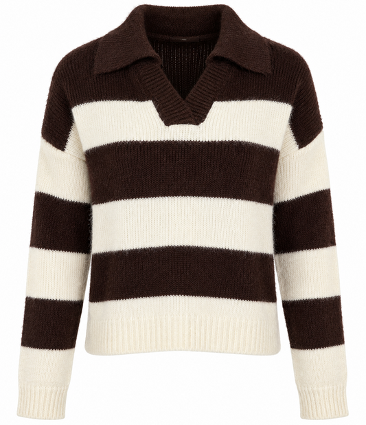 Maglione a righe