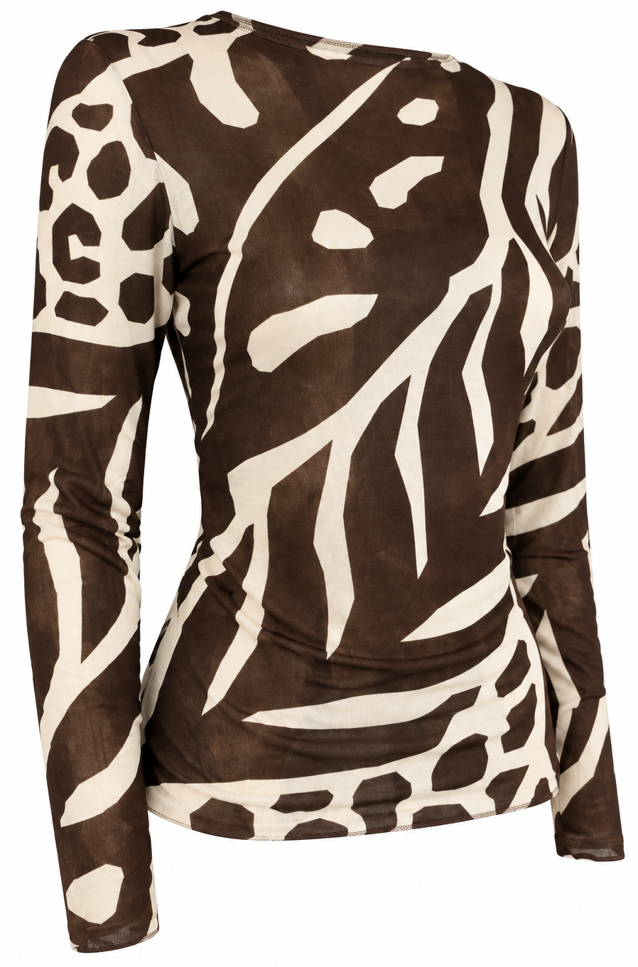 Maglia a maniche lunghe bicolore