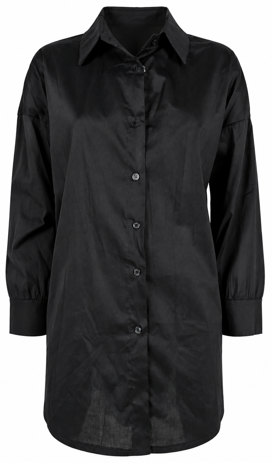 Camicia lunga nera