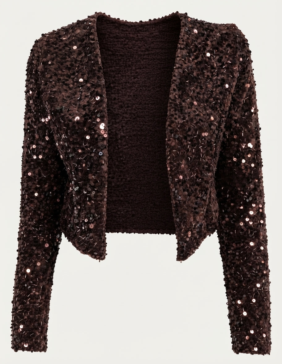 Giacca con paillettes