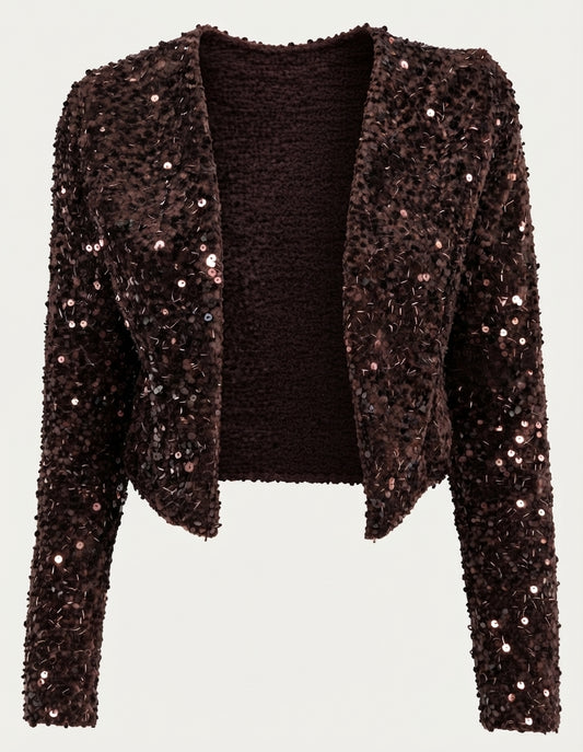 Giacca con paillettes
