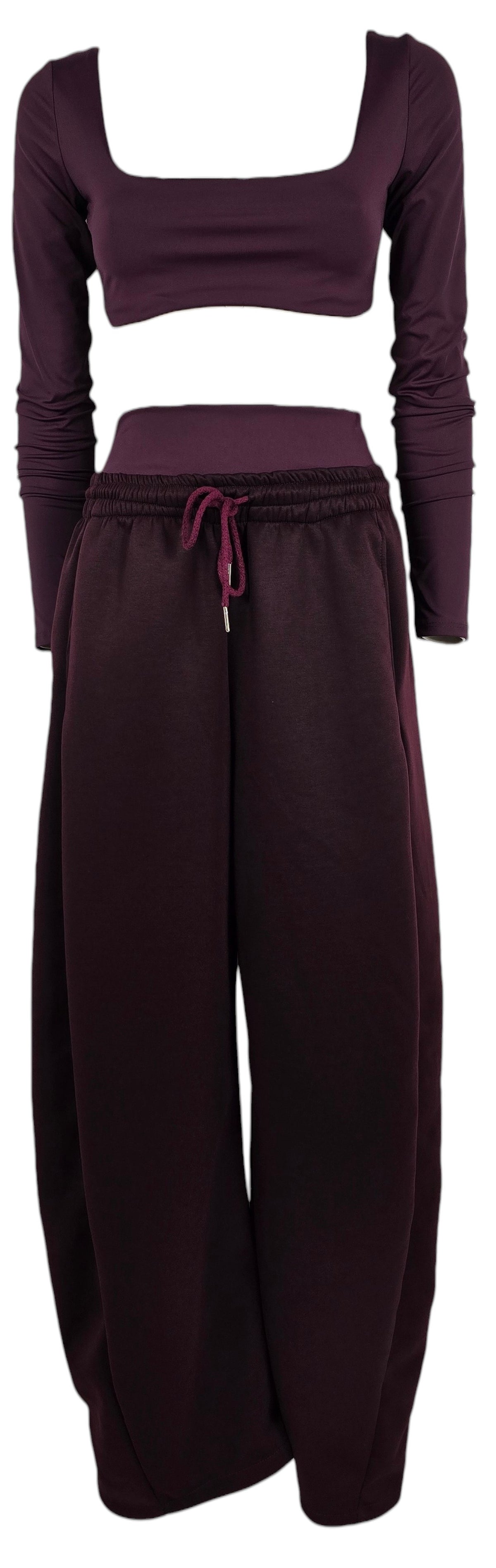 Completo tuta bordeaux