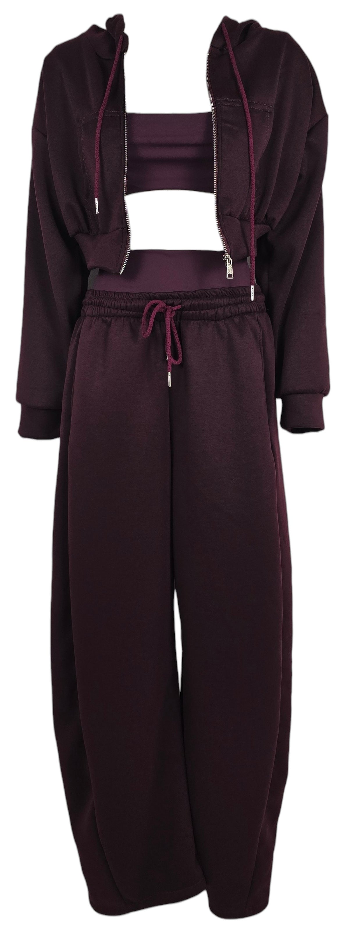 Completo tuta bordeaux