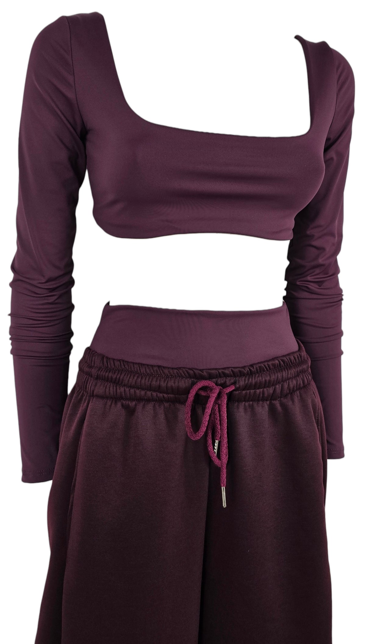 Completo tuta bordeaux