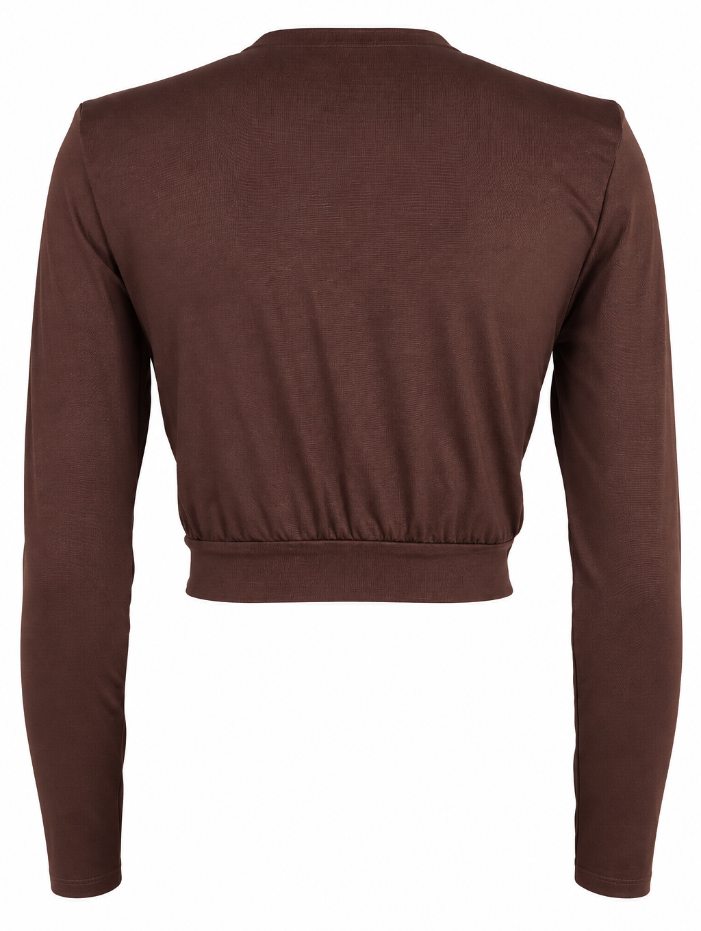 Maglia con scollo a V e fibbia dorata