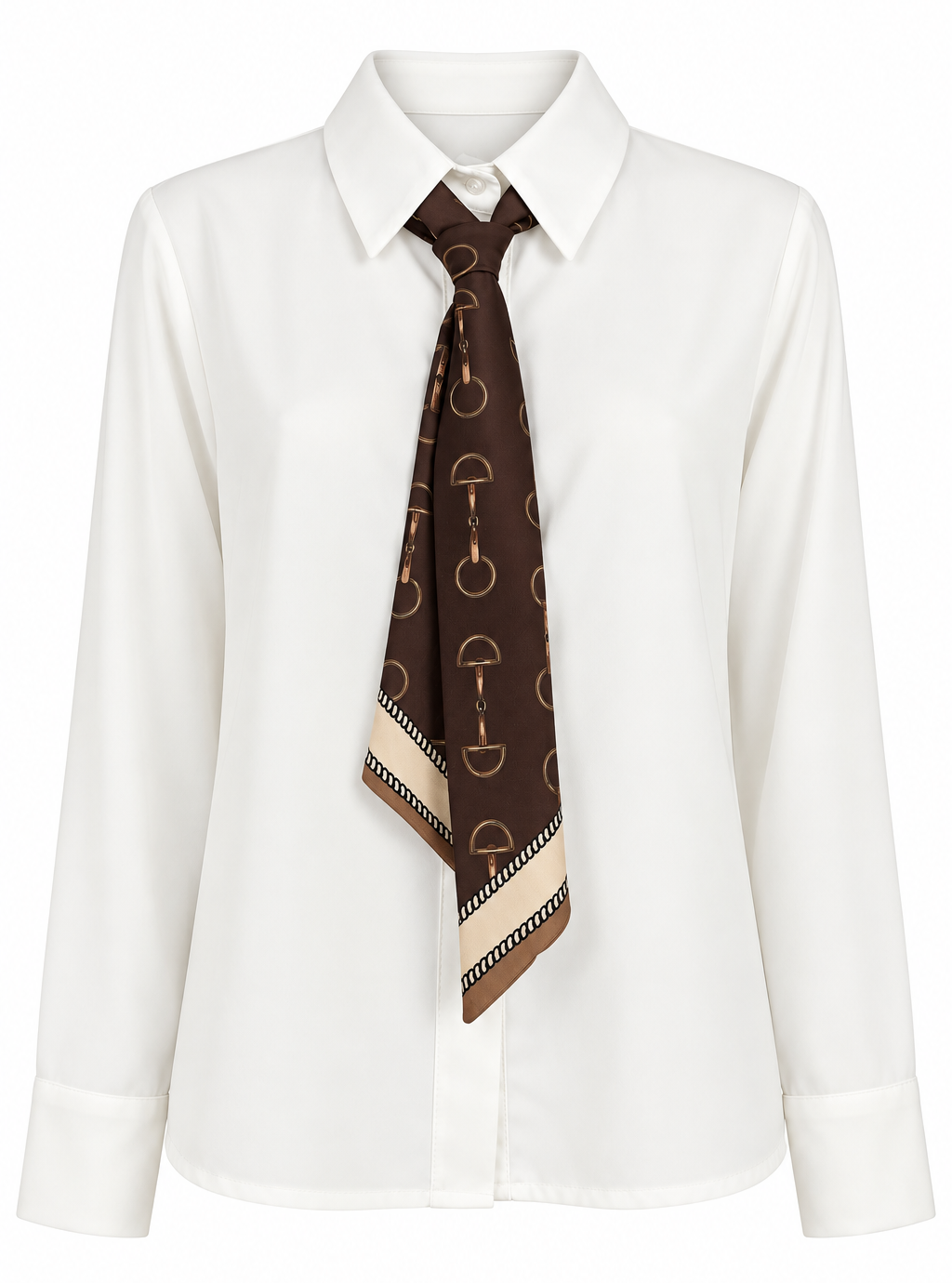 Camicia bianca con cravattino coordinato