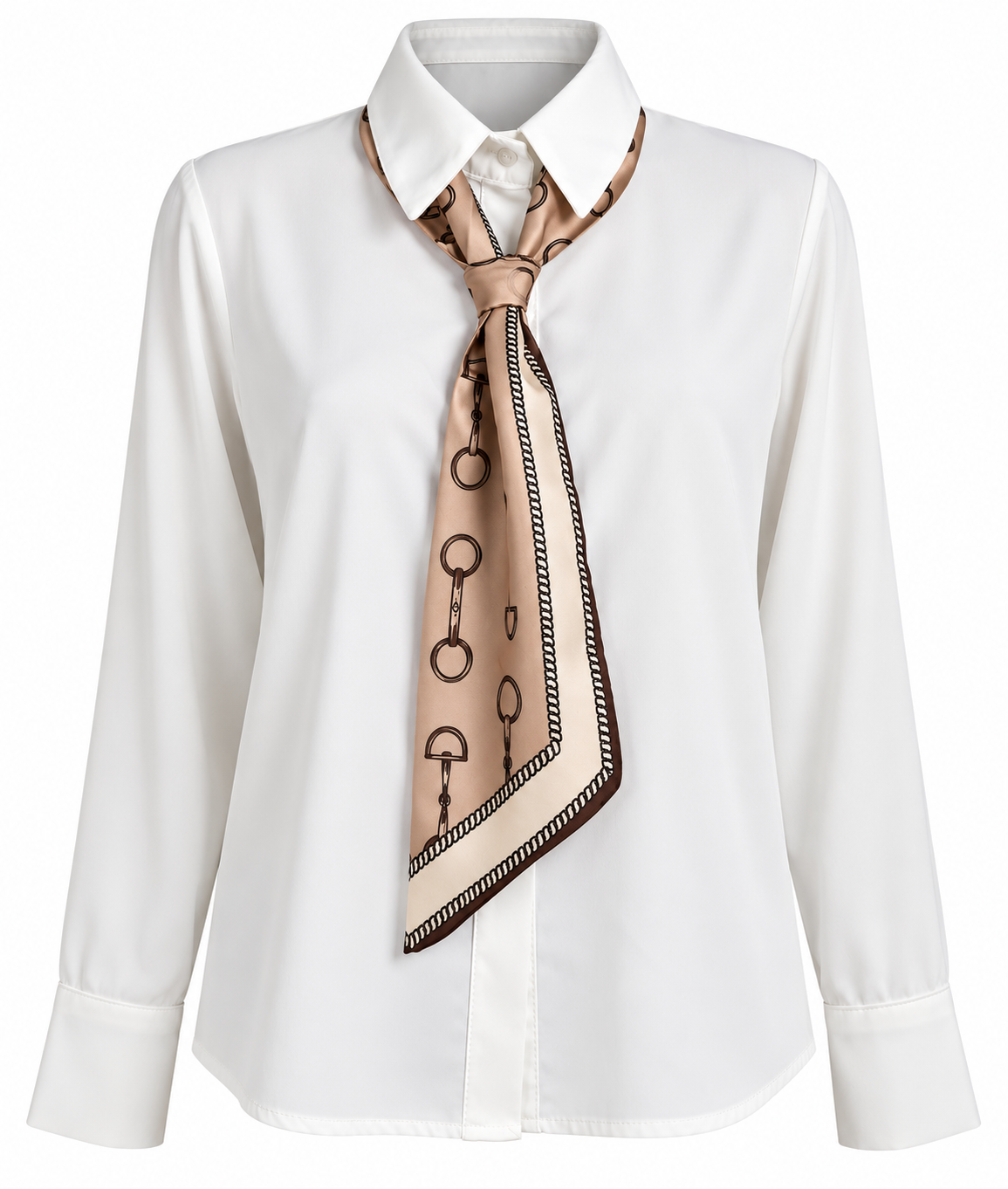 Camicia bianca con cravattino coordinato