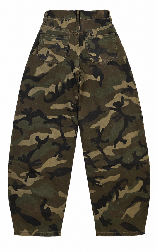 Jeans baloon militare