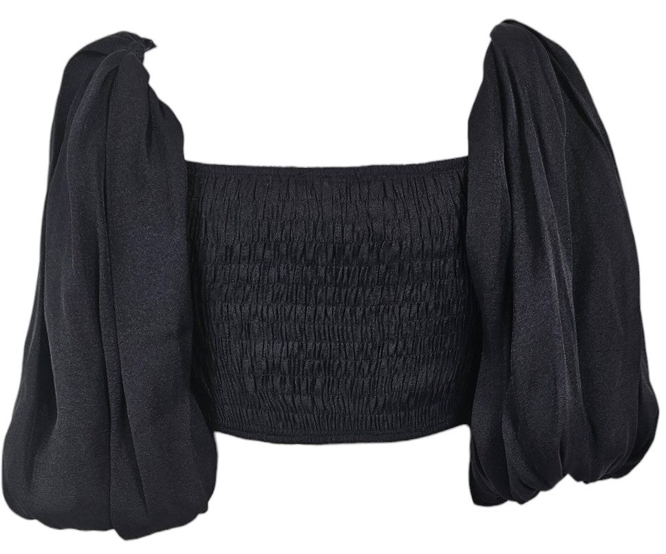 Maglia corta, top nero