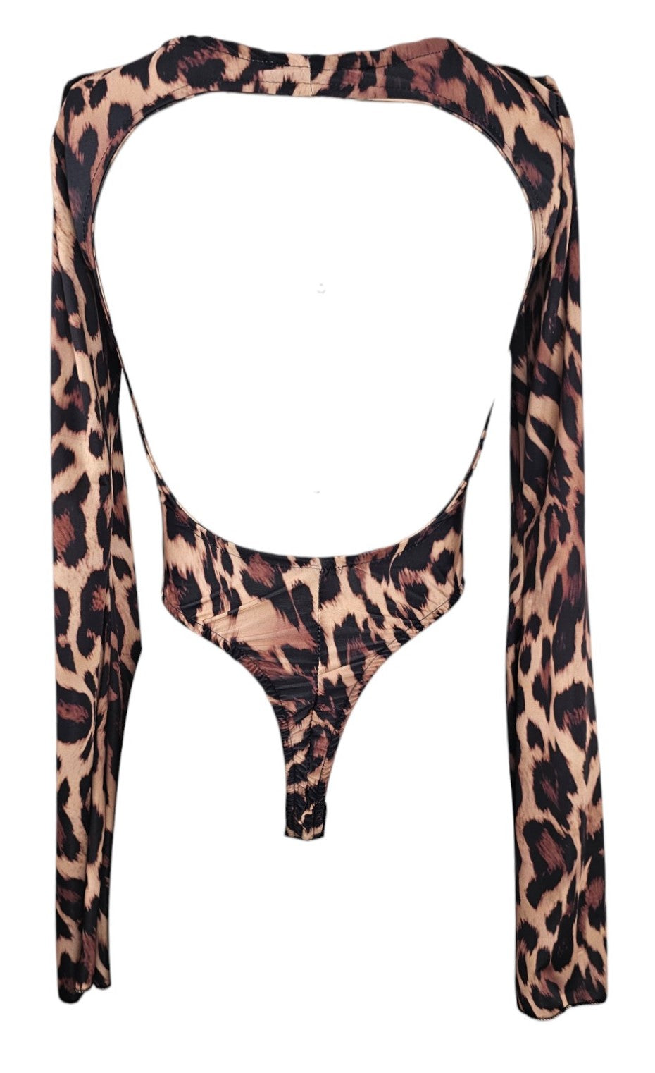 Body "animalier" manica lunga