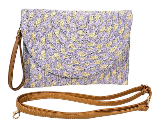 Borsa in vimini a pochette