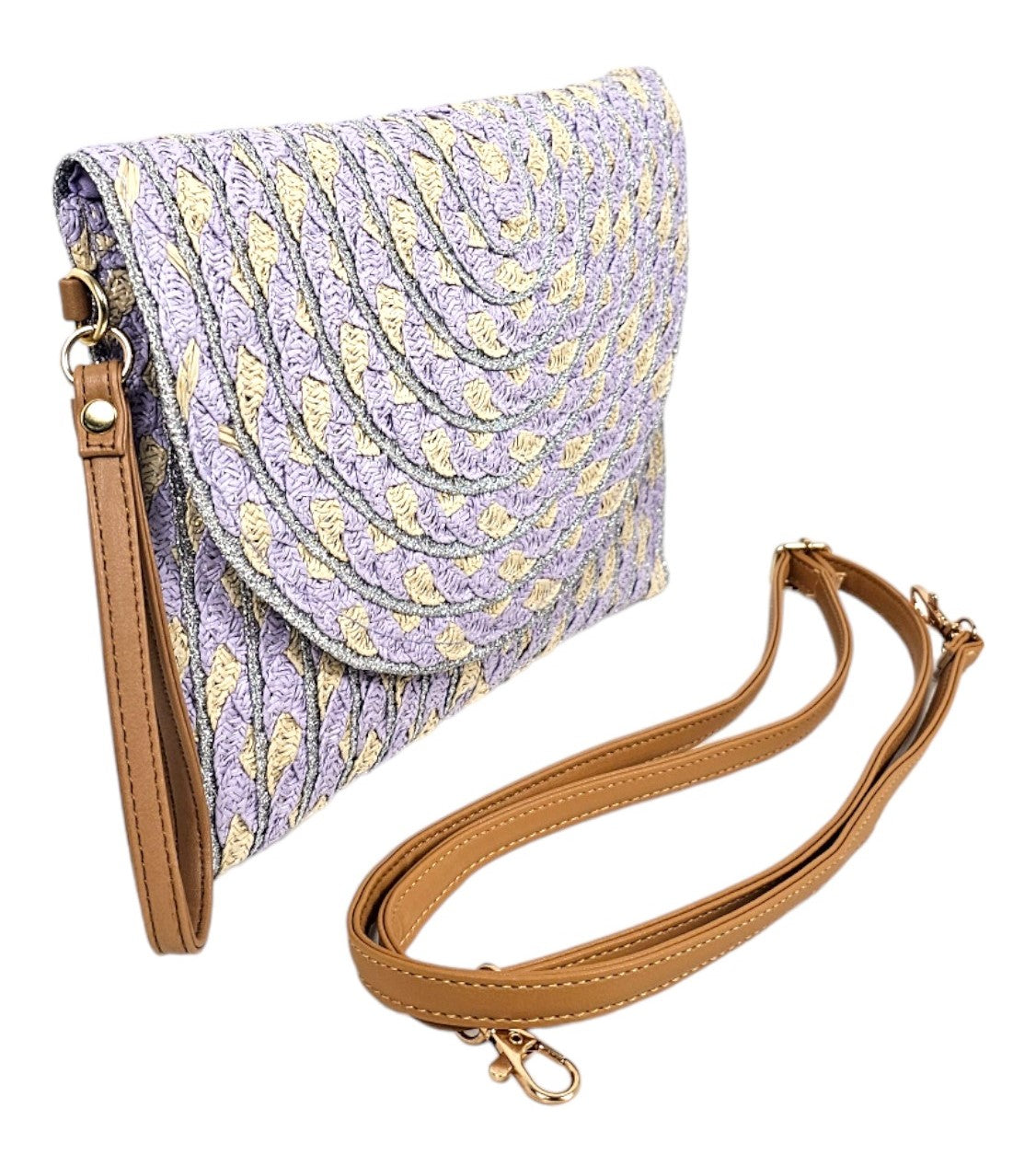 Borsa in vimini a pochette