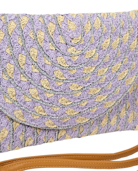 Borsa in vimini a pochette
