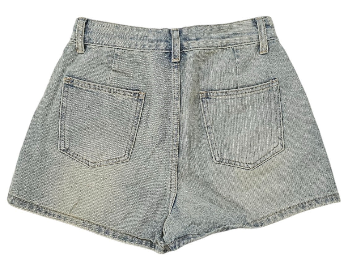 Jeans shorts tasche a vista