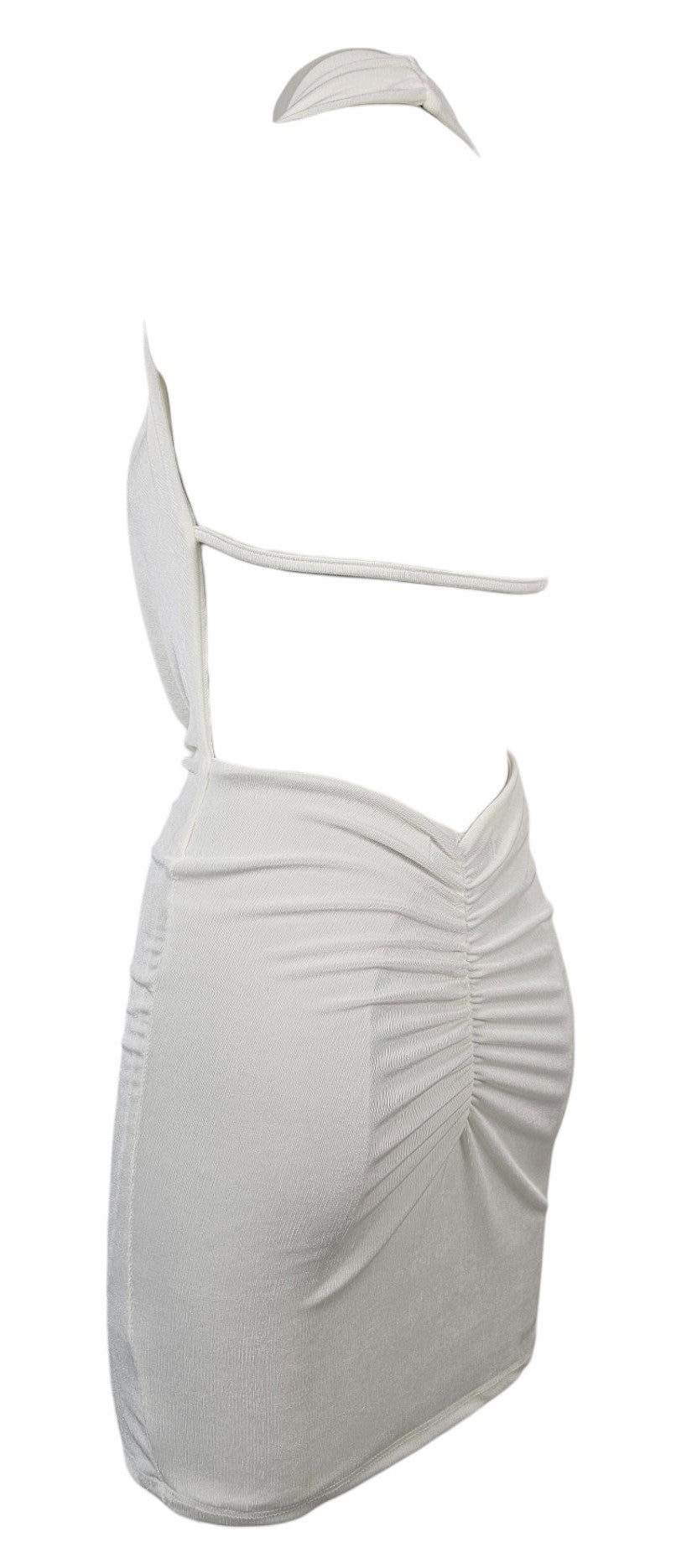 Abito bianco mini dress schiena scoperta