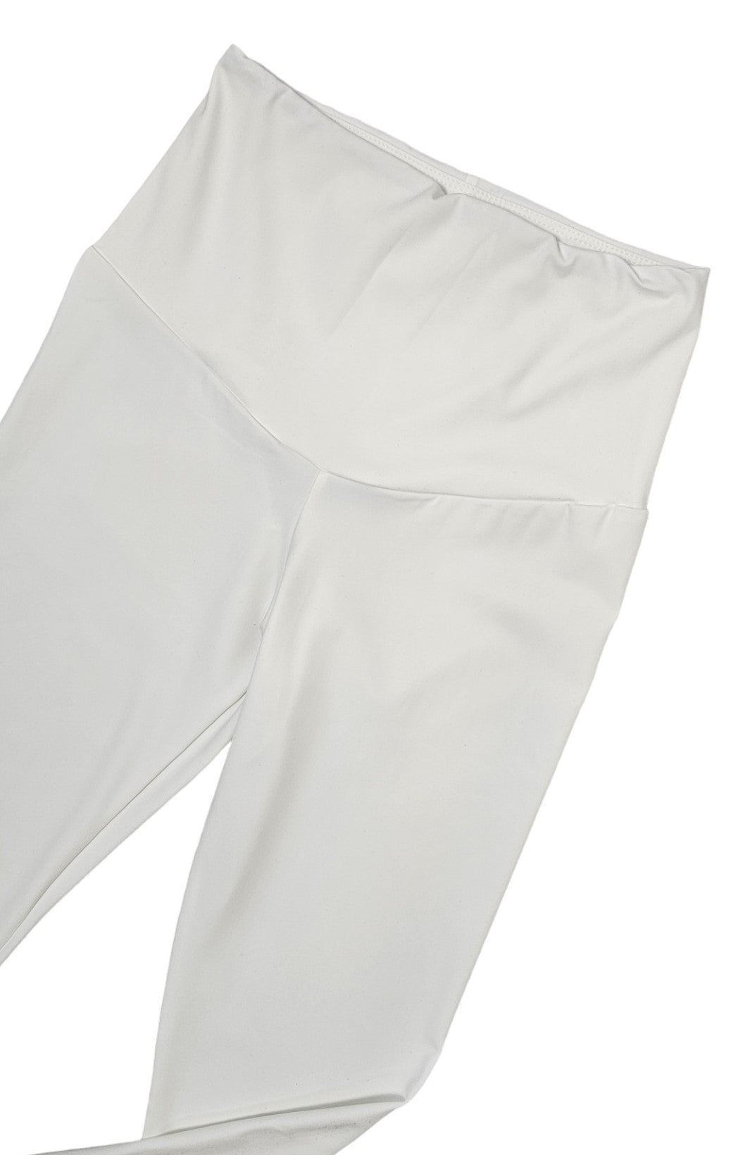 Leggings bianco con baschina