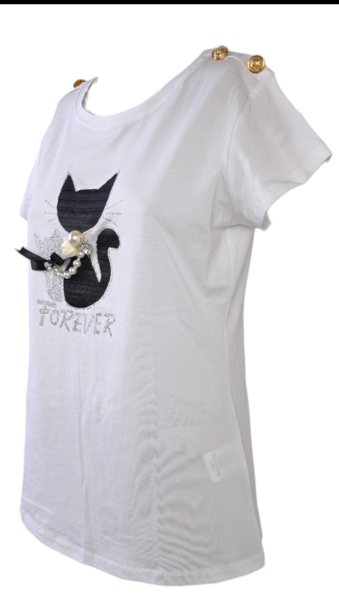 T-shirt manica corta "cat"