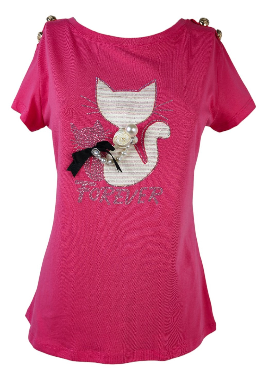 T-shirt manica corta "cat"