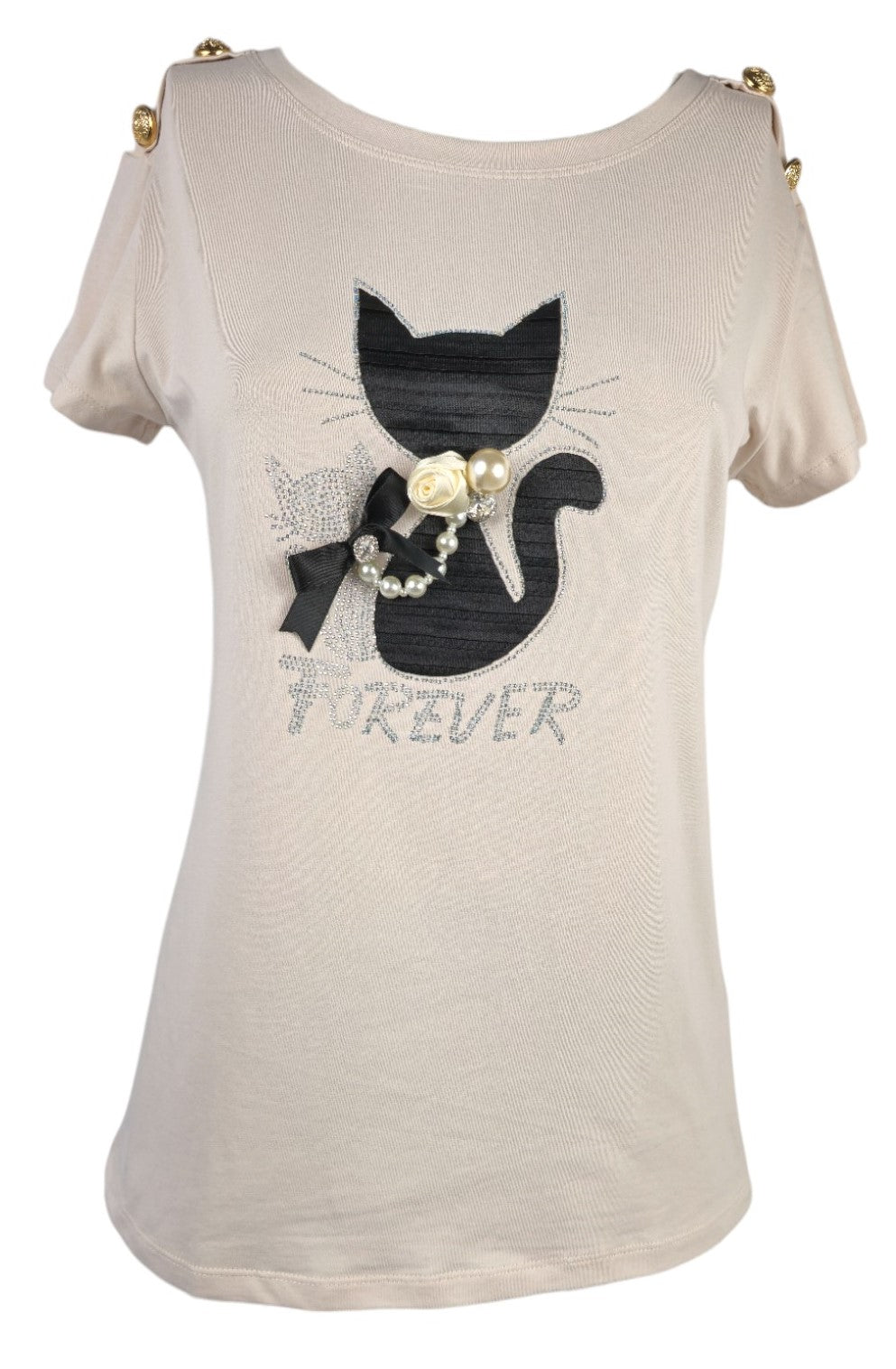 T-shirt manica corta "cat"