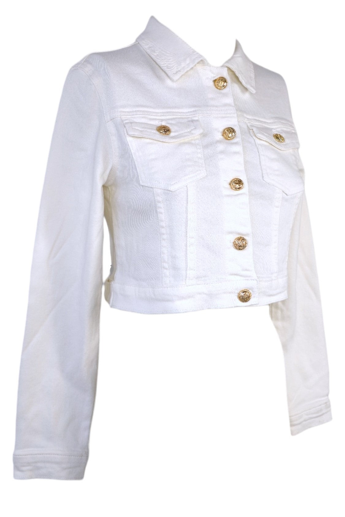 Giacca, giubbino Jeans bianco