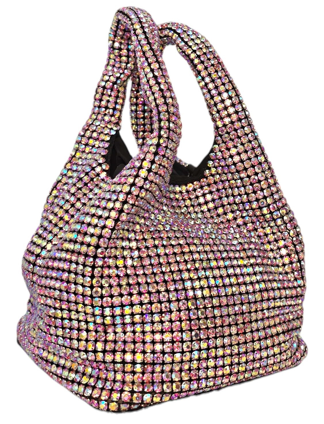 Borsa a mano con strass