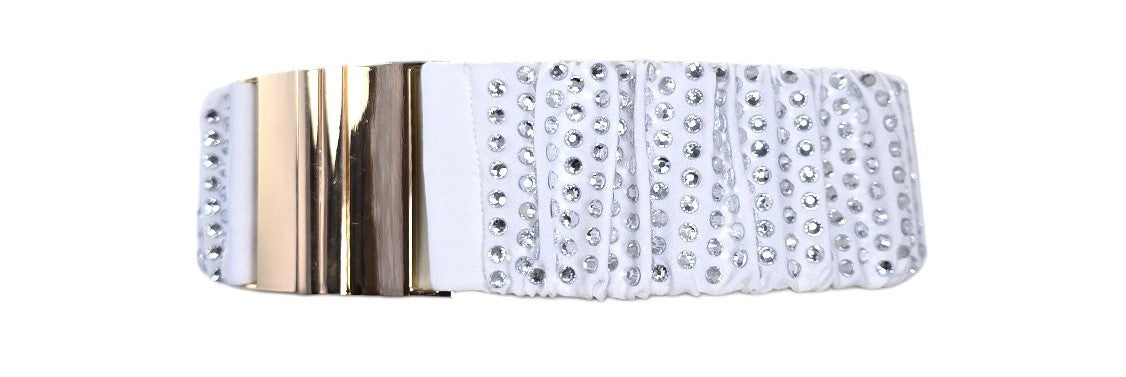 Cintura elastica con strass