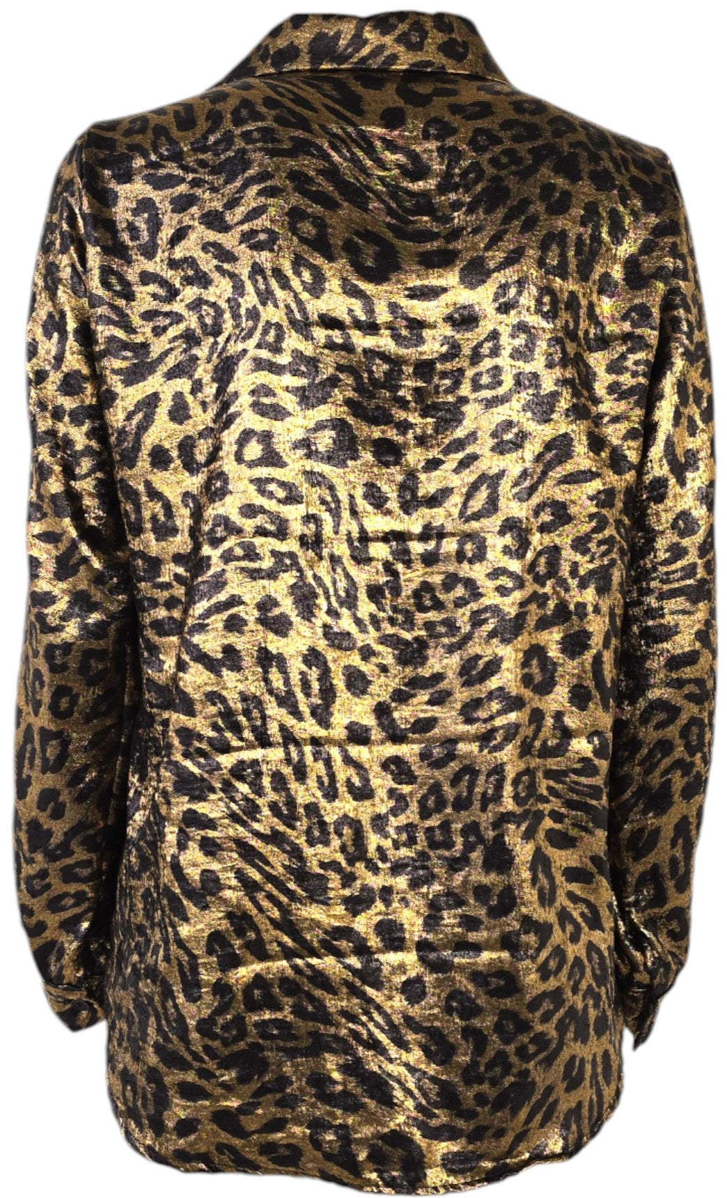 Camicia laminata animalier