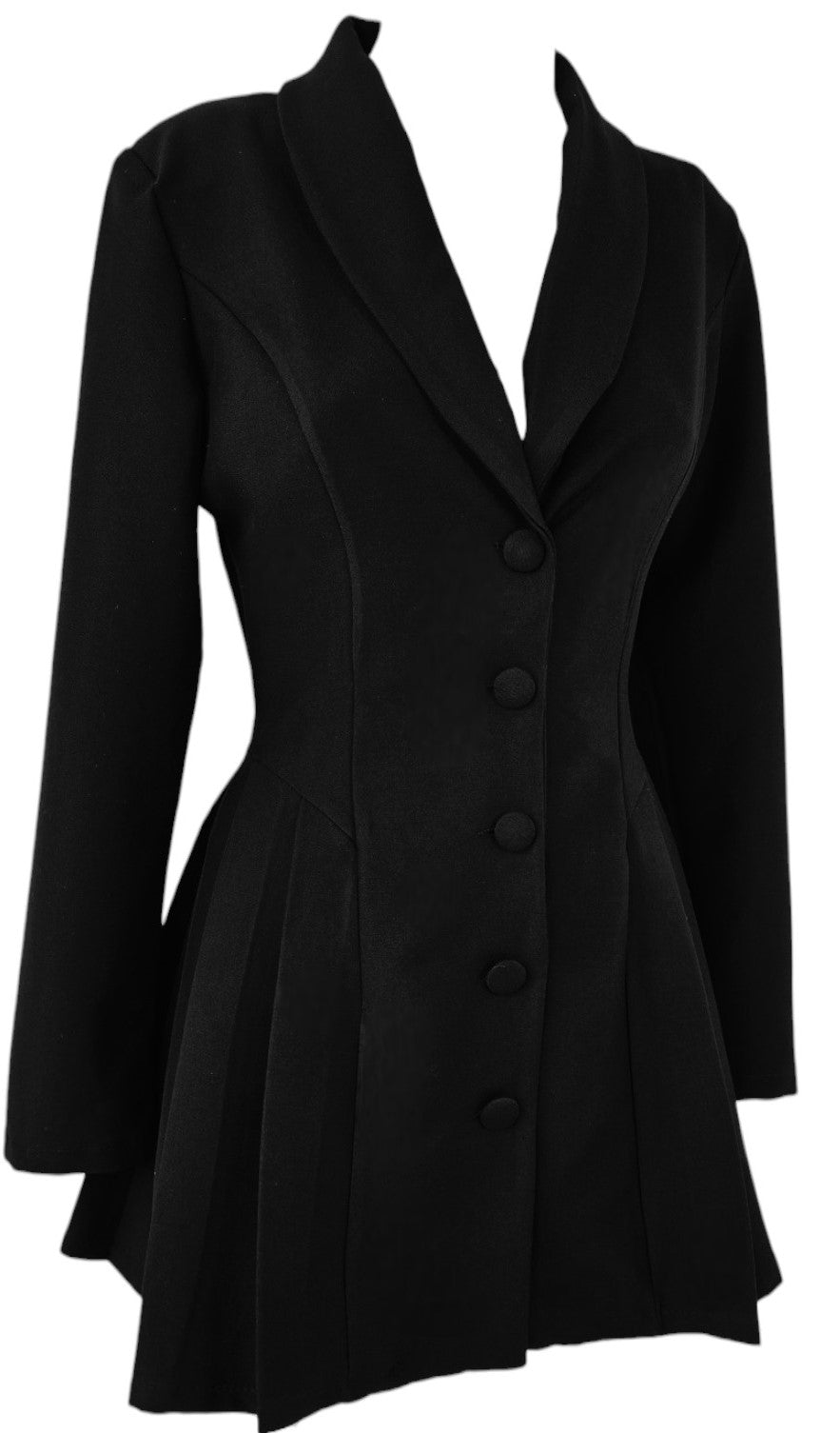 Blazer nero a vestito