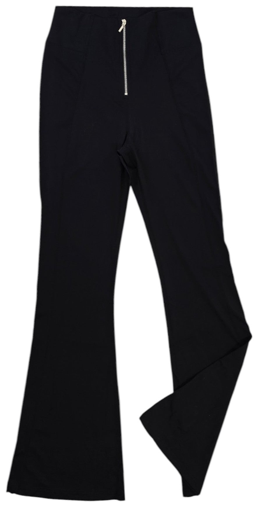 Leggings a zampa con zip
