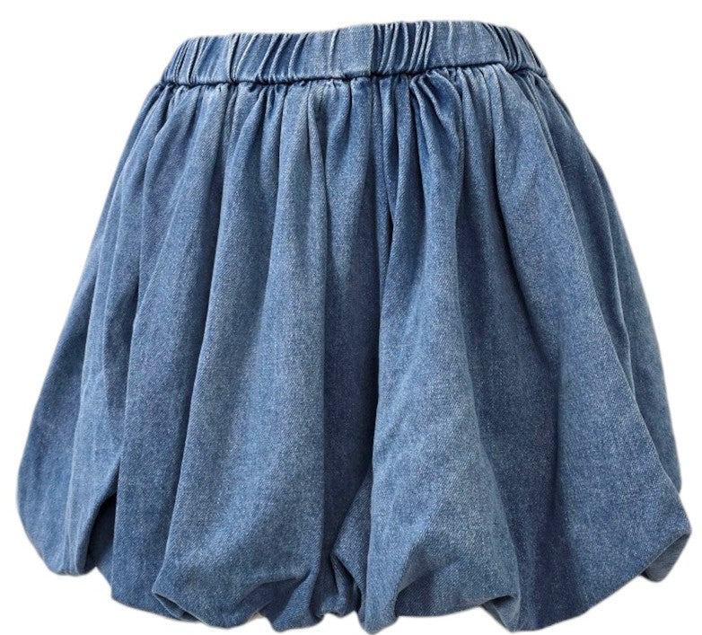 Minigonna "balloon" in jeans