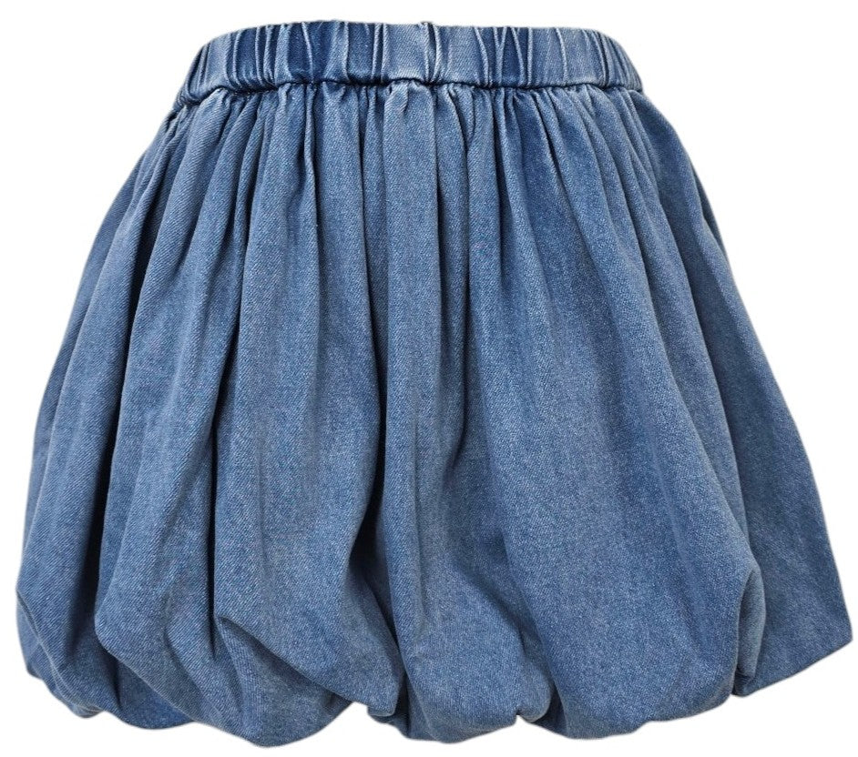 Minigonna "balloon" in jeans